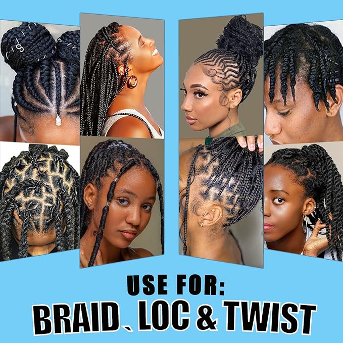8 fl oz Braid Foam Control Mousse Braiding Mousse for Braids Twist, Locs, No Flake Extra Hold High Shine Style & Moisturizes, Hair Mousse for Braids Nourishes, Lightweight, Smooth, No Greasy Tea Tree