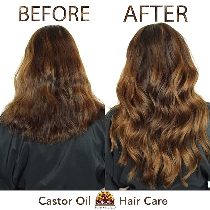 OKAY | Black Jamaican Castor Oil Conditioner | For All Hair Types & Textures | Revive - Moisturize - Grow Healthy Hair | With Argan Oil & Shea Butter | Free of Parabens, Silicones, Sulfates , White, 33 oz