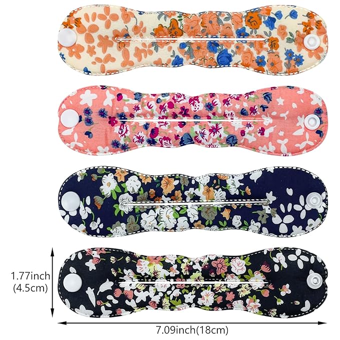 10 Pcs Hair Bun Maker French Magic Twist Donut Hair Bun Snap Roll Sponge Bun Donut Lazy Hair Curler Tool Polka Dot Flower Flexible Chignon Donut Quick Twister Hair Styling Accessories for Women Girls