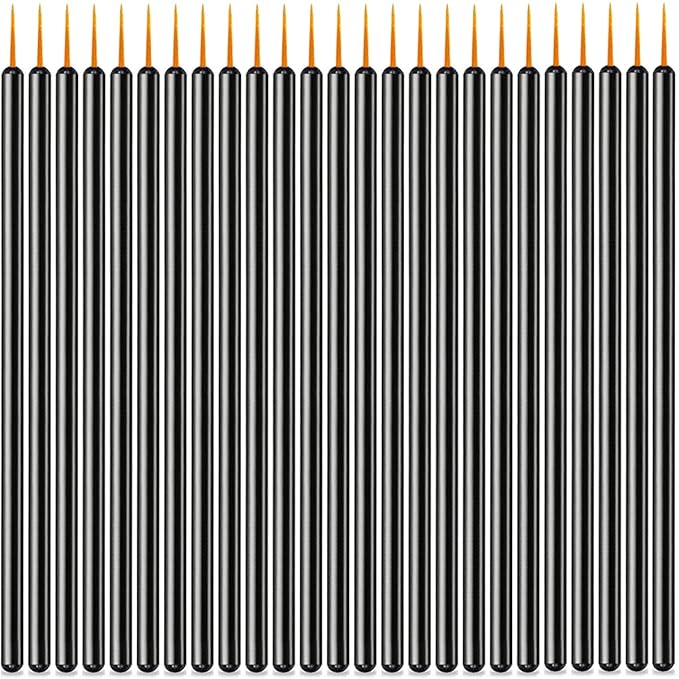 100 Pack Disposable Eyeliner Brush, JASSINS Eye liner Applicator Cosmetic Eye Wands Makeup Tool