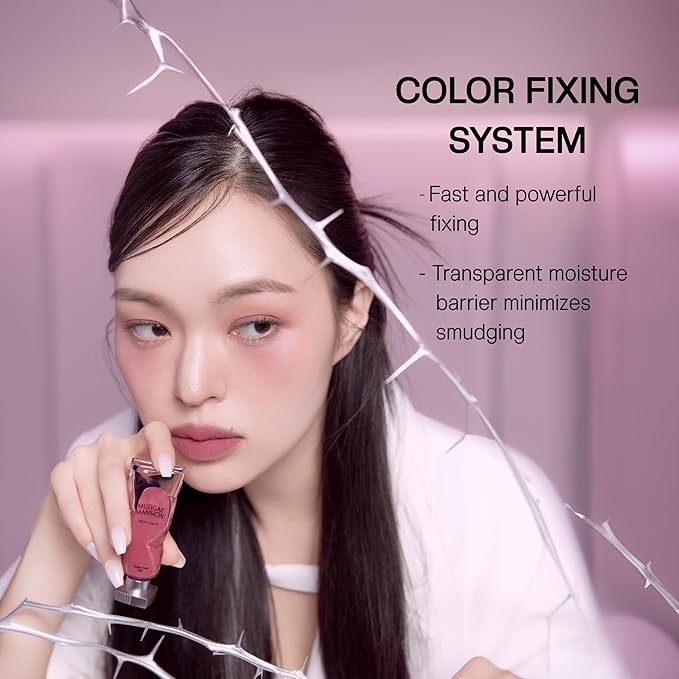 Objet Lip Stain (Unique Paint Tube Design) – Velvet Matte Tint, Long-Lasting Waterproof Lipstick, Hydrating Korean Makeup, Red & Rose Gloss, K-Beauty Tinted Lipstain (05 STUNNING)