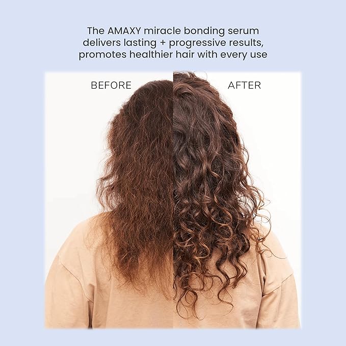 Miracle Bonding Serum | Leave-in Bonding Hair Treatment, Repair Dry or Damaged Hair, 3 Minutes to Reverse Damage, Frizz Control, Heat Protection, Sulfate Free - 1.69fl oz