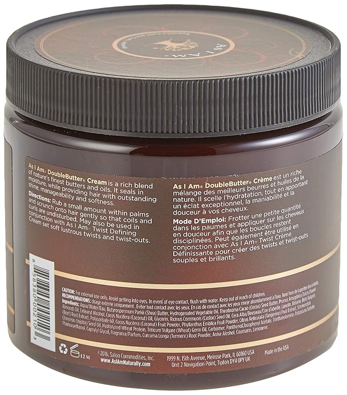 I AM As Double Butter Rich Daily Moisturizer, 16 Ounce (Pack of 2)