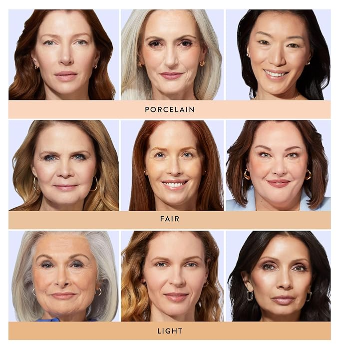 LAURA GELLER NEW YORK Award-Winning Baked Balance-n-Brighten Color Correcting Powder Foundation - Fair - Buildable Light to Medium Coverage - Demi-Matte Natural Finish