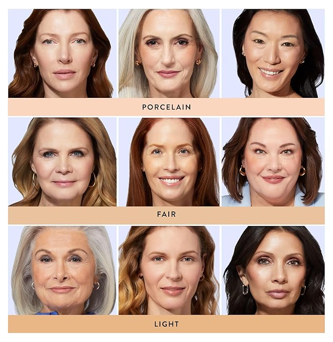 LAURA GELLER NEW YORK Award-Winning Baked Balance-n-Brighten Color Correcting Powder Foundation - Light - Buildable Light to Medium Coverage - Demi-Matte Natural Finish