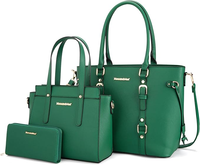 Montana West 3PCS Purses for Women Tote Bag and Wallet Set Shoulder Satchel Handbags