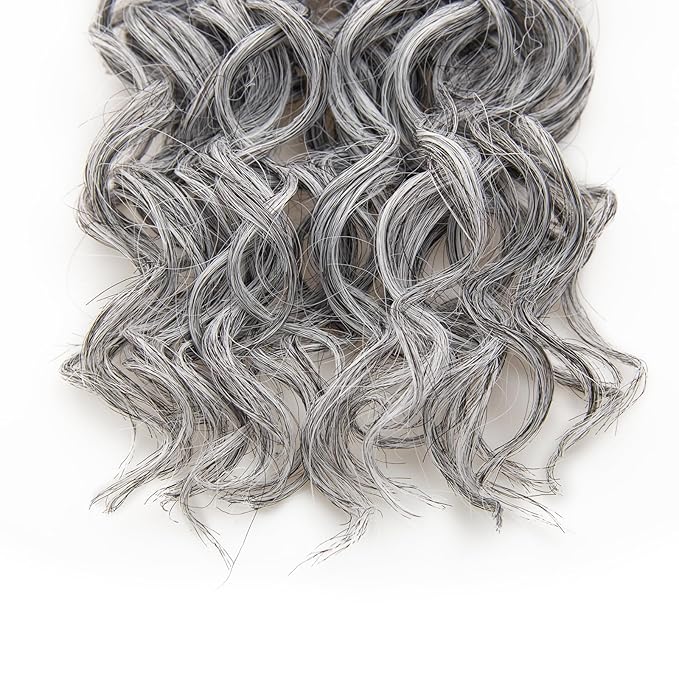 8 Packs Curly Crochet Hair GoGo Curl Crochet hair for Women Deep Wave Braiding hair,Synthetic Bohemian Crochet Braid Water Wave Crochet hair Extensions (51#, 12inch)