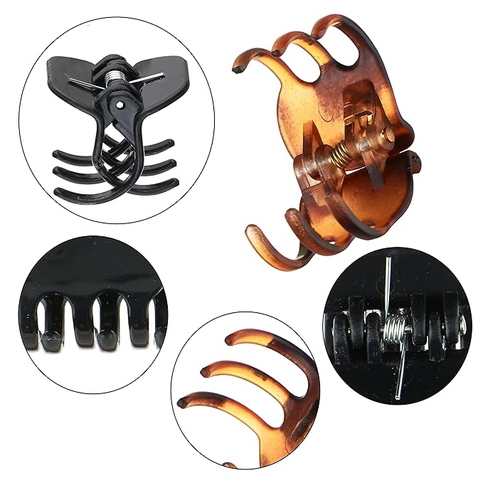 36pc Small Claw Clips, Value Pack Of Durable Hair Clips - 1" Inch Small Hair Clips for All Hair Types, Professional Quality Hair Accessories, Styling Sectioning for Women