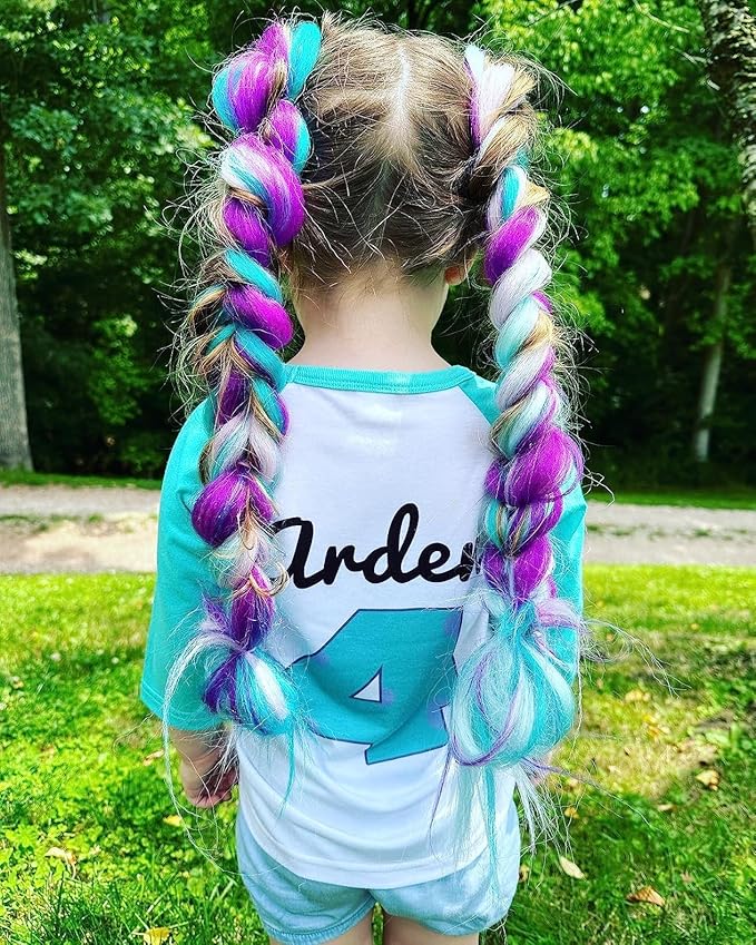 Ombre Braiding hair synthetic Crochet braids twist 24inch 3pcs/lot 100g Ombre two three tone Jumbo braid hair extensions Dreadlocks(ps17 pack of 3)