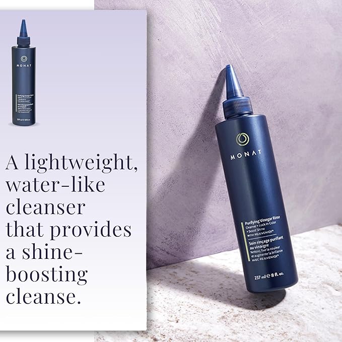 MONAT Purifying Vinegar Rinse - Nourishing Moisturizing Elixir for Shiny, Soft, Smooth and Lustrous Hair