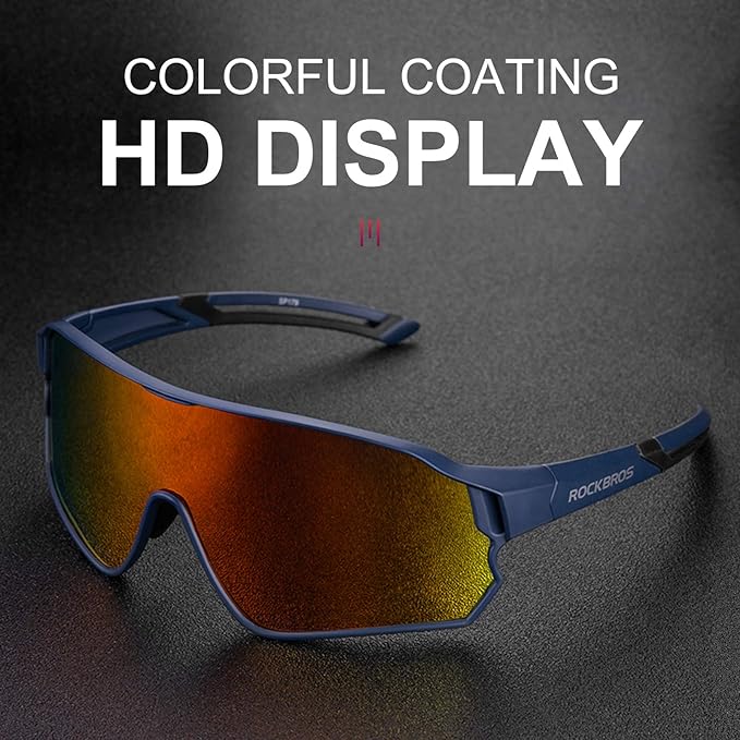ROCKBROS Polarized Sunglasses UV Protection for Women Men Cycling Sunglasses