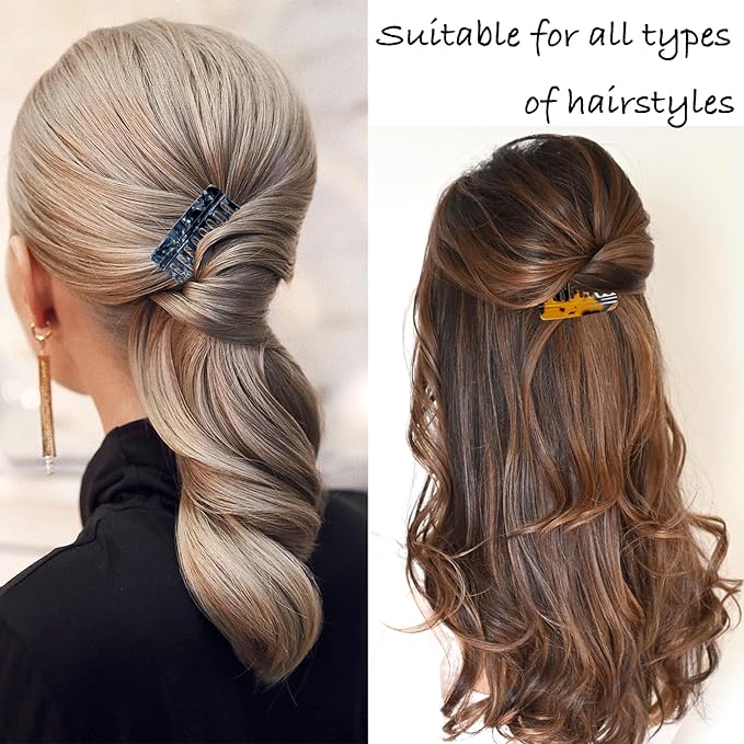 5 PCS French Hair Side Combs for Women Small Hair Combs Strong Hold Clips for Women Bun Decorative French Twist Hair Styling Accessories