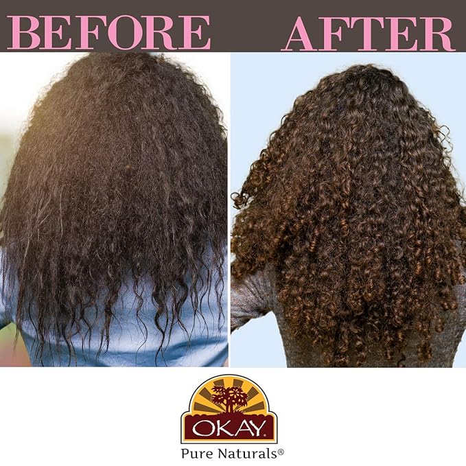 Okay Lavender Shine&Hydration Conditioner Helps Replenish,Nourish and Hydrate Hair Sulfate,Silicone,Paraben Free For All Hair Types and Textures Made in USA 12oz (OKAY-LAVC12)