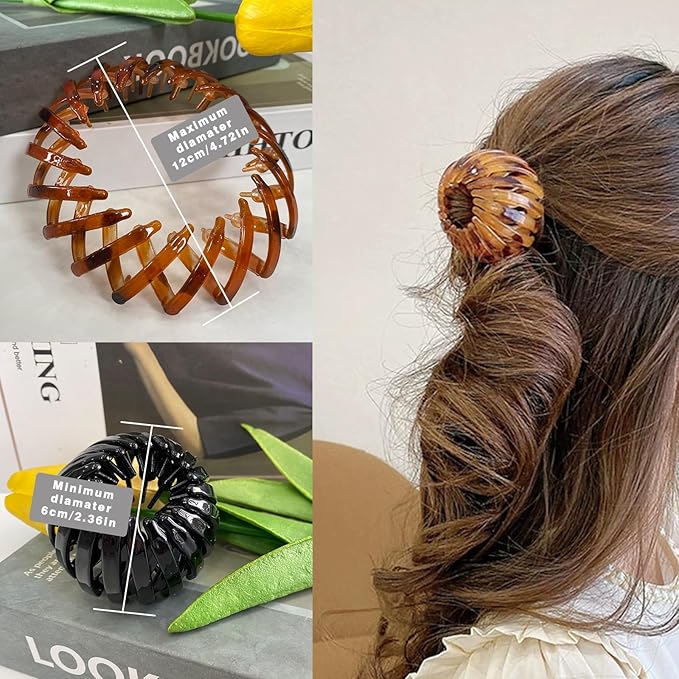 7PCS Bird Nest Magic Hair Clip and Bun Accessories for Women