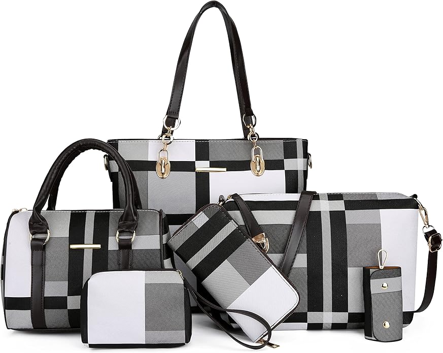 2E-youth Designer Purses and Handbags for Women Satchel Shoulder Bag Tote Top Handle Bag