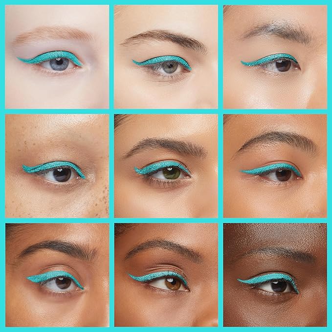 NYX PROFESSIONAL MAKEUP Epic Wear Metallic Liquid Liner, Long-Lasting Waterproof Eyeliner - Teal Metal