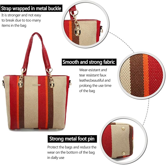 2E-youth Designer Purses and Handbags for Women Satchel Shoulder Bag Tote Top Handle Bag