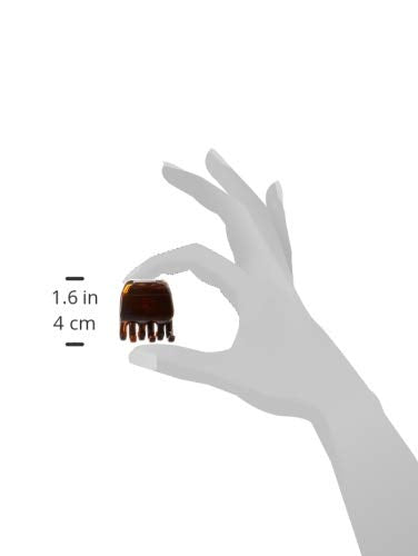 Goody Classics Medium Claw Clips, Black and Brown Colors - Great for Easily Pulling Up Your Hair - Pain-Free Hair Accessories for Women, Men, Boys and Girls, 2 Count (Pack of 2)