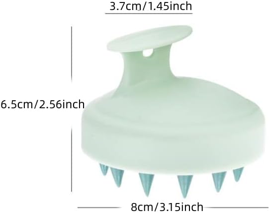 Hair Scalp Massager Soft Silicone Scalp Brush Shampoo Brush Scalp Exfoliator Scalp Massager for Hair Growth/Dandruff Removal, Head Massager for Hair Care Styling Tools Appliances (1x pink)