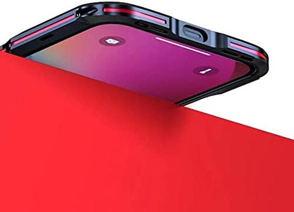 HENGHUI iPhone 13 Pro Aluminum Bumper Case Metal Frame Bumper Cover Shock Absorbent Slim Cool Design (13Pro, LightBlue)
