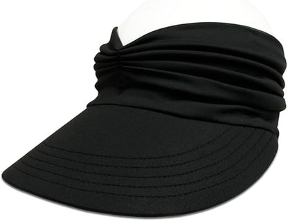 Sun Hat Women Sun Beach Visor Cap UV Protection with Wide Brim for Sports Beach Golf Hiking