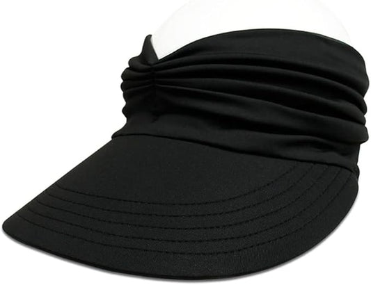 Sun Hat Women Sun Beach Visor Cap UV Protection with Wide Brim for Sports Beach Golf Hiking