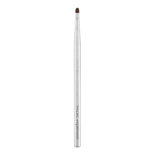 Mirabella Detail Eyeshadow Brush, Premium Professional Makeup Brush Collection, Cruelty-Free Synthetic Bristle Brush with Hand-Sculpted Brushed Aluminum Handle, Luxury Blending Brush for Makeup