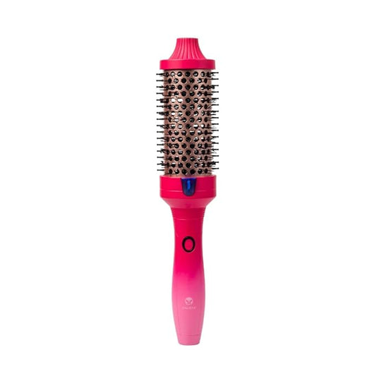 CALISTA FAUXblo Thermal Round Brush | Heated One-Step Blowout Brush for Smooth, Shiny Hair | Heats to 365F | 3 Sizes for All Hair Types | Dual Voltage (Ruby, 1.77)