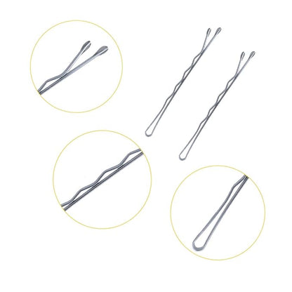 220PCS 2.76 Inch Silver Bobby Pins for Women, Large Bobby Pins with Box, Reusable Non Slip Hair Pins, Great for Thick Hair