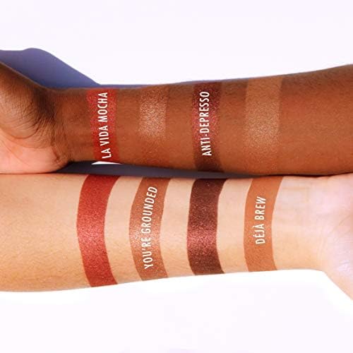 Beauty Bakerie Coffee & Cocoa Palette, Versatile Blush and Bronzer Powder Palette for Every Skin Tone, Creamy Satin Finish, 4 Sugary Shades, Highlight, Contour, Blush Kit for Women