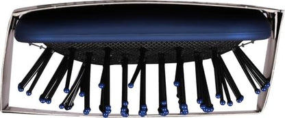 Conair Velvet Touch Paddle Cushion hair brush - Detangling hairbrush - curly or straight styles - men or women - detangler - features soft touch handle - Colors at Random