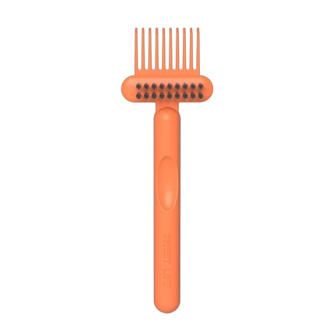 Orange Hair Brush Cleaning Tool,Comb Cleaning Brush Brush Cleaner Mini Hair Brush Remover for Removing Hair Dust Home and Salon Use Orange Styling Tools and Appliances