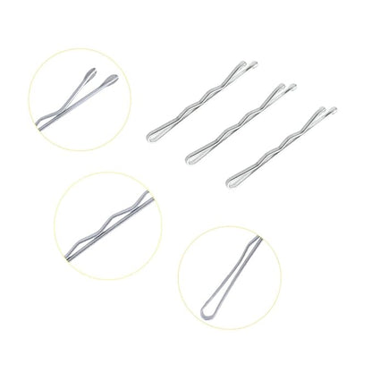 220 Ct 1.38 Inch Mini Silver Gray Cute Bobby Pins with Metal Box, Small Hair Bobby Pins for Buns, YINGFENG Premium Gray Hair Pins for Kids, Girls and Women, Great for All Hair Types