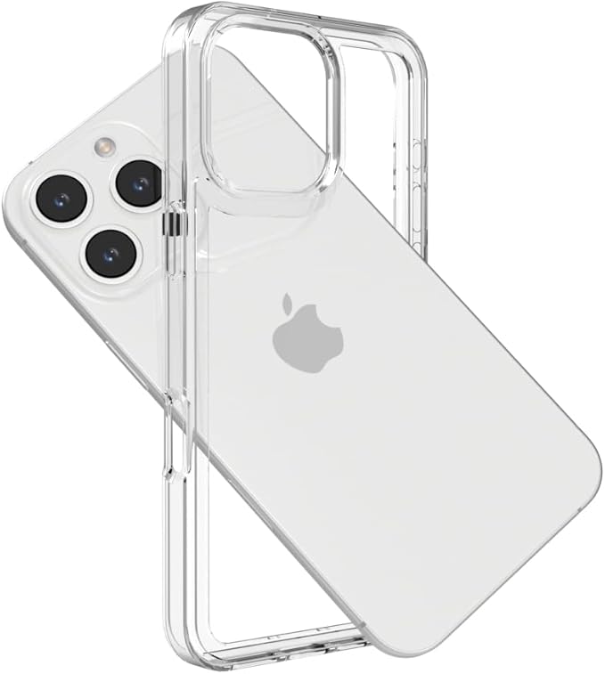 for iPhone 16 Pro Max Clear Bumper Frame No-Back Case, Slim Fit Ultra-Light Anti-Yellowing Transparent Protection Heat Dissipation Phone Cover Case 6.9" 2024