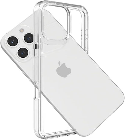 for iPhone 16 Pro Max Clear Bumper Frame No-Back Case, Slim Fit Ultra-Light Anti-Yellowing Transparent Protection Heat Dissipation Phone Cover Case 6.9" 2024