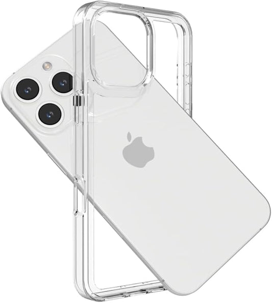 for iPhone 16 Pro Max Clear Bumper Frame No-Back Case, Slim Fit Ultra-Light Anti-Yellowing Transparent Protection Heat Dissipation Phone Cover Case 6.9" 2024