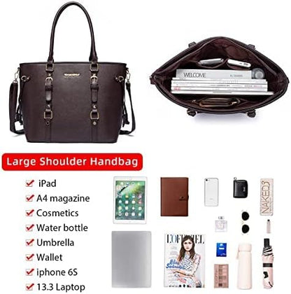 Montana West 3PCS Purses for Women Tote Bag and Wallet Set Shoulder Satchel Handbags