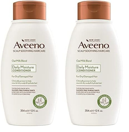 OGX Aveeno Scalp Soothing Oat Milk Blend Conditioner, Fresh, 12 Fl Oz (Pack of 2)