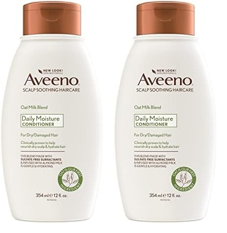 OGX Aveeno Scalp Soothing Oat Milk Blend Conditioner, Fresh, 12 Fl Oz (Pack of 2)