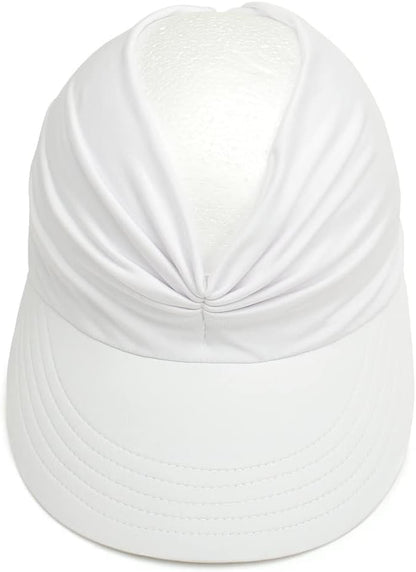 Sun Hat Women Sun Beach Visor Cap UV Protection with Wide Brim for Sports Beach Golf Hiking