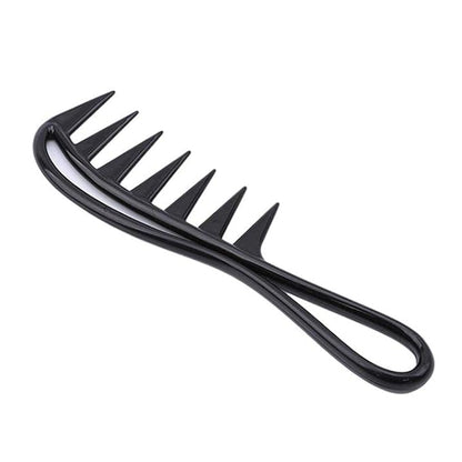 Black Large Tooth Detangle Comb Shampoo Wide Teeth Comb Hair Salon Shampoo Comb Unbreakable Styling Tools and Appliances