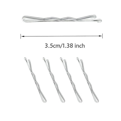 220 Ct 1.38 Inch Mini Silver Gray Cute Bobby Pins with Metal Box, Small Hair Bobby Pins for Buns, YINGFENG Premium Gray Hair Pins for Kids, Girls and Women, Great for All Hair Types