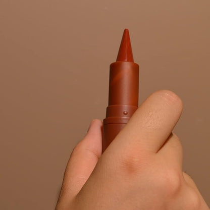 2Pcs 2-in-1 Gradient Lip Liner and Lipstick Lip Combo Set - Achieve Flawless Contour and Gradual Ombre Effect with Easy-to-Use Crayon Form and Cone Tip (2Pcs 06# Coffee Bean)