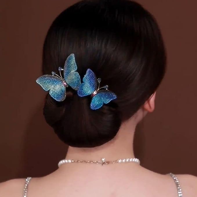 Ins Style Elegant Lazy Hair Curler, Crystal Hair Bun Maker, French Twist Hairstyle Bun Hair Accessories