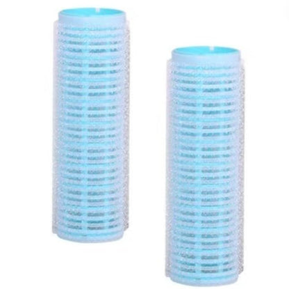 2 PCS Blue Small Size Hair Rollers Curlers Self Grip Holding Rollers Hairdressing Curlers Hair Design Sticky Cling Style For DIY Or Hair Salon,Gripping Sticky Rollers 20mm,Styling Tools & Appliances