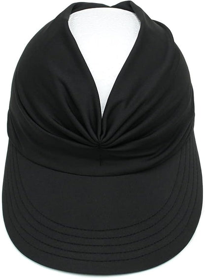 Sun Hat Women Sun Beach Visor Cap UV Protection with Wide Brim for Sports Beach Golf Hiking