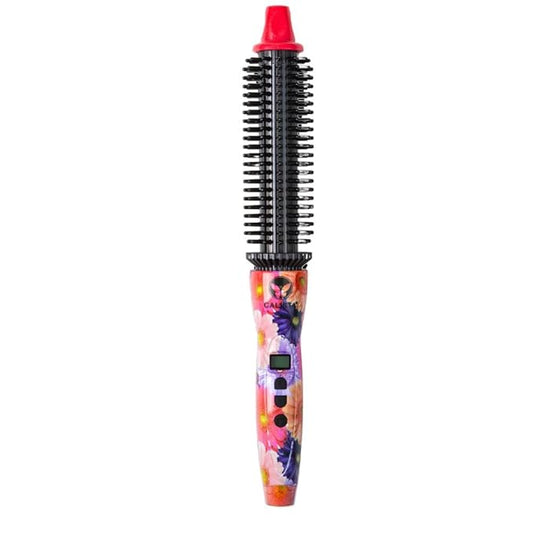 CALISTA Perfecter Pro Heated Round Brush | Curl, Volumize, and Style Hair with No Heat Damage for Healthier Hair | 4 Sizes for All Hair Types | Dual Voltage & Adjustable Temp (Daisy Bloom, 1.0)