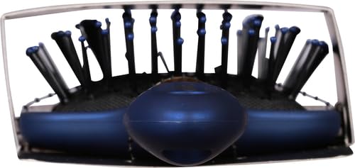 Conair Velvet Touch Paddle Cushion hair brush - Detangling hairbrush - curly or straight styles - men or women - detangler - features soft touch handle - Colors at Random