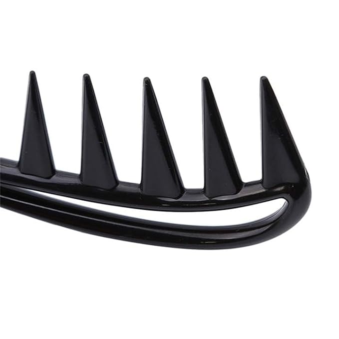 Black Large Tooth Detangle Comb Shampoo Wide Teeth Comb Hair Salon Shampoo Comb Unbreakable Styling Tools and Appliances