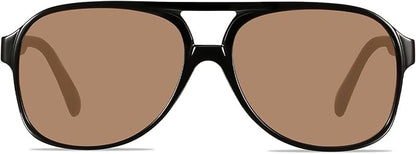 YDAOWKN Retro Aviator Sunglasses for Women Mens Large Frame Classic Vintage 70s Sun Glasses Aviators